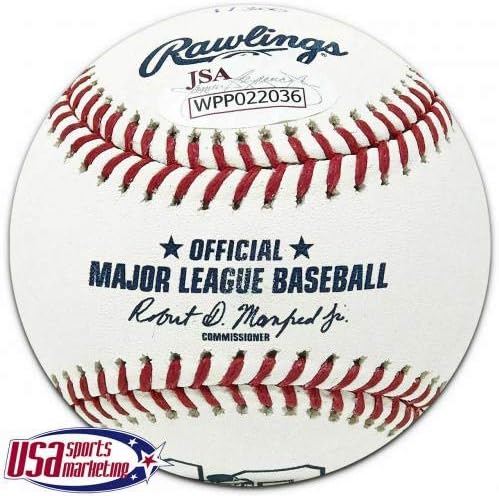 Роналд Acuna Брэйвз Подписа договор с Рой М. Л. Бейзбол 2018 NL /300 Jsa Wpp022051 - Бейзболни топки с автографи