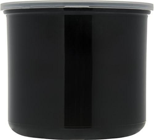 Carlisle фирми от сферата Products през Цялата Контейнер за съхранение с капак, 4-литрова кана, Черен (опаковка от 6 броя)
