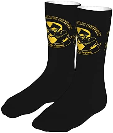 BBQT 1st Air Cavalry Division - Чорапи Live The Legend, Ежедневни Спортни Модни Чорапи, Чорапи Унисекс За Мъже И Жени
