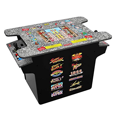 Arcade is a 1up - Ново! Луксозна коктейлна масичка 12 в 1 едно към Едно с разделен екран Street Fighter и много други