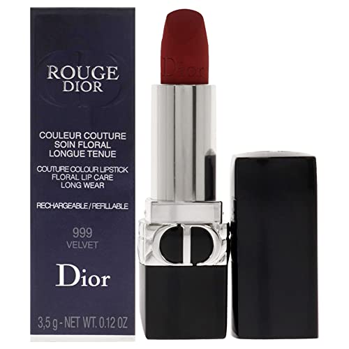 Червило Christian Dior Rouge Dior Couture Lipstick - Кадифе червило 999 (множество) Жените 0,12 грама