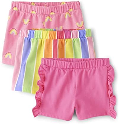 Къси панталони с волани за малки момичета The Children ' s Place, 3 опаковки