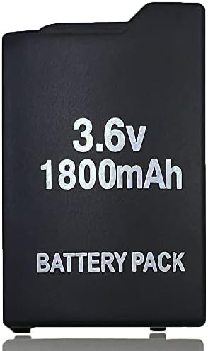 TFSeven PSP Батерия, Подмяна на 3600 mah PSP 1000 Акумулаторна Батерия Литиево-Йонна Акумулаторна батерия на PSP-110, Съвместима с Sony Playstation Lite PSP 1000 серия 1001 1002
