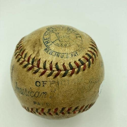 Рядка отбор Бостън Ред Сокс 1932 година на издаване Подписа договор с Американската лига бейзбол Бейзболни топки с автографи на JSA COA