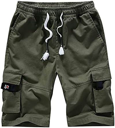 Ymosrh Мъжки къси Панталони-карго Мъжки Модерни Панталони, с джоб на съвсем малък Памучни Шорти