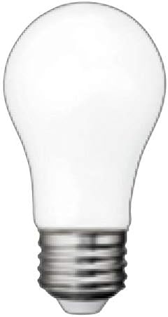 GE Relax 2-Pack 40 W, Еквивалент на Контролирани Мека бяла led лампа A15 с регулируема яркост, Крушки среда основания