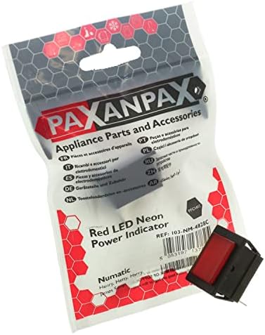 Paxanpax Червен LED Неон Led захранване за Numatic Хенри, Хэтти, Хари, Джеймс