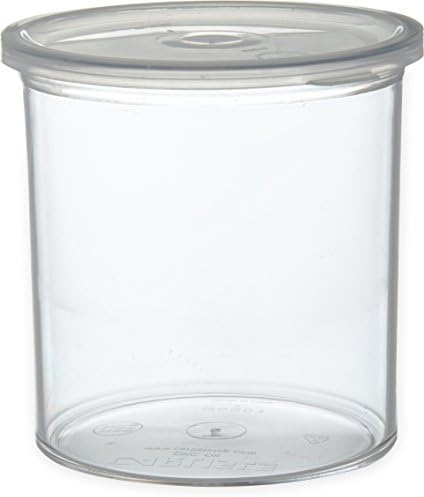 Carlisle фирми от сферата Products през Цялата Контейнер за съхранение с капак, кана 1,2 литра, Прозрачна (опаковка от 12 броя)
