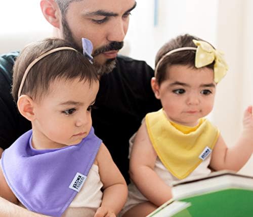 Лигавници-шарена кърпа YMCF Baby - 5 Опаковки Абсорбираща Детски Слюнявчиков от Памук