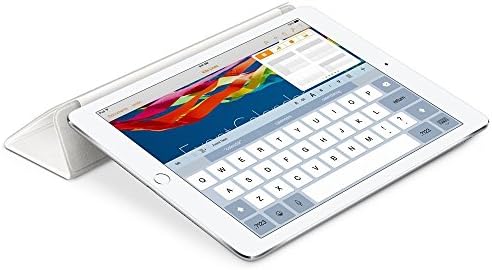 Съвместим с Apple iPad е 9,7 инча (2017 и 2018 г.) - Кожена smart-калъф + твърда делото с функция за сън / събуждане (черно-бяло в клетката)