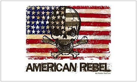 Декориран флаг студио CNW-American Rebel-3 Винилови Стикери 5