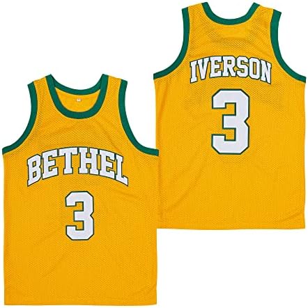 зашити мъжки баскетболен майк гимназия cisumaoyi №3 Iverson Bethel High School