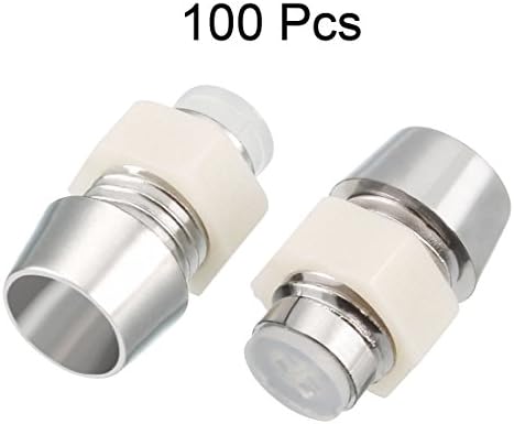 uxcell 100шт 5 мм Led за употреба за Контакт Крушки Пластмасова Монтажна Лента за Led осветление