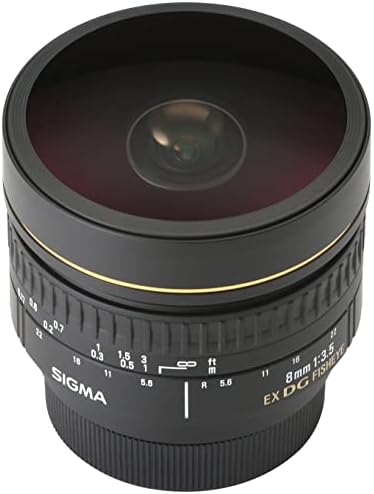 Фиксиран обектив Sigma 8mm f/3.5 EX DG Circular Fisheye за огледално-рефлексни фотоапарати Nikon