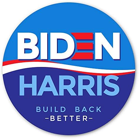 Стикер Biden Harris Изграждане на Back-Добро | Подкрепа на президента на Джо и заместник-председател на Камалу през 2024 г. с помощта на Тази винил етикети за вашия лаптоп, бро