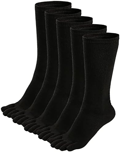Мъжки Чорапи за краката Памучни Спортни Чорапи За Бягане В Глезена, С Пет пръста