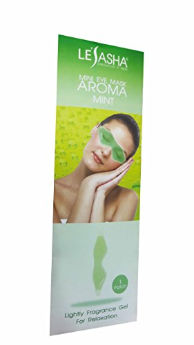 2 пакета мини-маска за очи с аромат на мента. Гел за релаксация с лек аромат от Lesasha, Иновация в Тенденция. За многократна употреба и удобен. (1 пластир / опаковка).