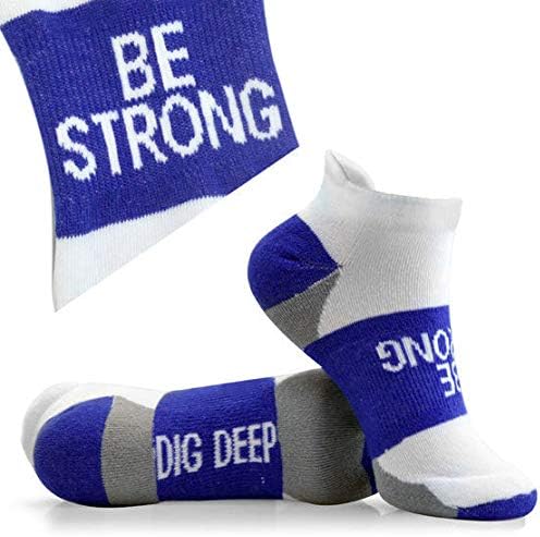 Тръгна на бавен ход, Вдъхновяващи Спортни чорапи за джогинг, Дамски Плетени чорапи с Ниско деколте | Вдъхновяващи Лозунги | Комплект от 3 чифта