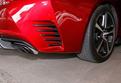 Eppar Ново отдушник Задната броня от въглеродни влакна 2 бр., Съвместимо с Lexus RC RC350 RC300h 2014-2018