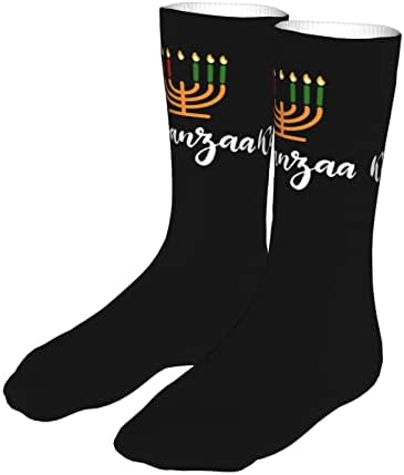 Чорапи BBQT Kwanzaa, Ежедневни Спортни Модни Чорапи, Чорапи Унисекс За Мъже И Жени