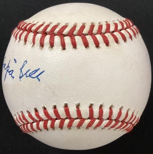 Джеймс Kool Татко Бел е Подписала Бейзболен Автограф Homestead Grays Crawfords HOF JSA - Бейзболни Топки С Автографи